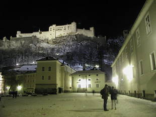 Die Stadt Salzburg mit ihrer Festung Hohensalzburg